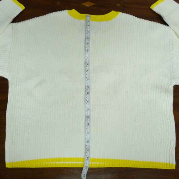 Kerri Rosenthal Sweater Anthropologie Smiley Sun Size Large - Picture 4 of 7